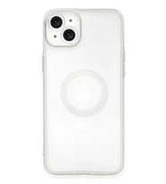 Mey İthalat® iPhone 14 Plus Kılıf Santa Lens Silikon - Şeffaf