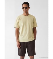 LCW Vision Sarı Regular Fit Kalın Kumaş Tişört /03
