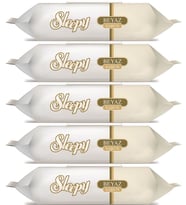 Sleepy Islak Havlu Mendil 90 Yaprak (5 Li Set) Beyaz Sabun Kokulu Plastik Kapaklı (450 Yaprak)