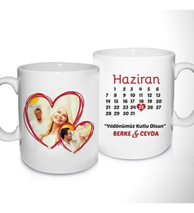 Kişiye Özel Aşkımızın Başladığı Gün Kupa Bardak