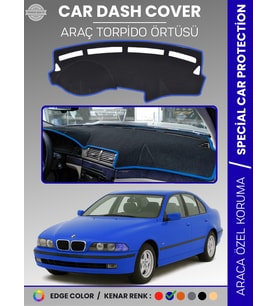 Bmw E39 (2006-2010) Torpido Örtüsü Ön Göğüs Koruma Torpido Koruma Araca Özel Kaymaz Kolay Montaj