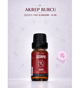 Akrep Burcu Uçucu Yağ Karışımı – Paçuli, Akgünlük, Ylang Ylang, Lavanta, Sandal Ağacı ve Çam Uçucu Yağları, 10 ml