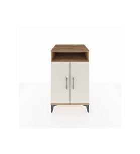 Kronos Komodin 3 Raflı 2 Kapaklı 60x59x96 Çam-Aytaşı