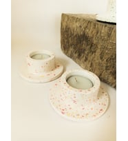 TERRAZZO 2'Lİ TEALIGHT MUMLUK