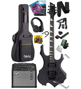 Midex Force-AMP50 Üst Seviye 50 Watt Amfili Elektro Gitar H-H Profesyonel Full Set Aksesuarlı