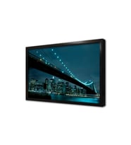 New York Gece Çerçeveli Mdf Tablo