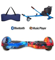 Citymate Elektrikli Kaykay Hoverboard Akıllı Denge 6.5 Inch + HoverKart + Çanta EXTREM PAKET D10
