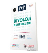 Limit Yayınları 2024 - 2025 Müfredat Yeni Nesil TYT BİYOLOJİ DENEMLERİ (Çok Renkli)