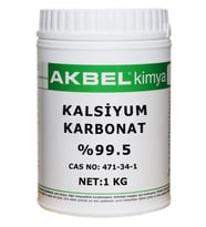 AKBEL KALSİYUM KARBONAT 1KG (Beyaz)