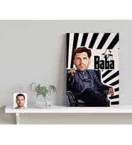 BK Gift Kişiye Özel Godfather Baba Tasarımlı Kanvas Tablo-20