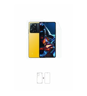 Poco X5 Pro 5G Full Kaplama Ön Arka ve Yan 360 Derece Kaplayan Esnek Poliüretan Film