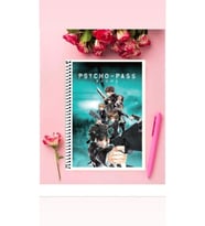 Psycho Pass Anime Defter 1 Adet Özel Tasarım A4 Boyutu Telli Çizgili Defter 21*29 Cm