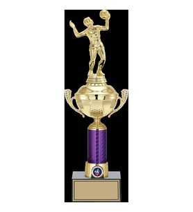 ODAK KUPA - Figürlü Kupalar - Voleybol Kadın Figürlü Kupalar FG-060 C - 41 cm