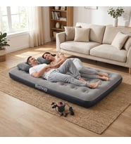 Bestway Ultra Queen 2 Kişilik Şişme Yatak + Elektrikli Pompa ve Yastık Hediyeli 191x137x22cm 671GZ BW145