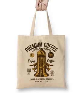 Enjoy Premium Coffee Espresso Machine Bez Çanta Uzun Saplı