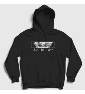 Presmono Unisex Siyah Bakugo Eyes Anime Boku No Hero Academia Kapüşonlu Sweatshirt 234340tt
