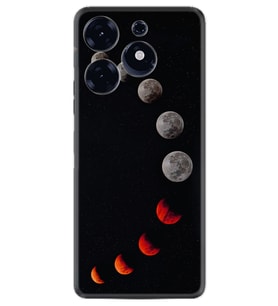 Tecno Spark 10 Pro Kılıf Resimli Desenli Silikon Platinium Series Mooons 1861