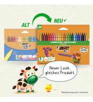 BIC Kids Elleri Kirletmeyen Pastel Boya, 24'lü Kutu