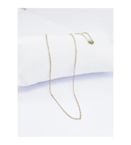 Gold Renkli 316L Paslanmaz Çelik Zincir 60 cm