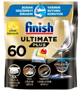 Finish Ultimate Plus Bulaşık Makinesi Tableti Hepsi Bir Arada 60 Adet
