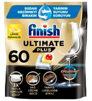 Finish Ultimate Plus Bulaşık Makinesi Tableti Hepsi Bir Arada 60 Adet