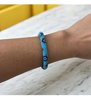 Chibeads Mavi Nazarboncuğu Desenli Elemeğin Kadın Bilek