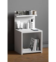 Komodin Raf Salon Ofis Dolabı Ceviz 32*35*63