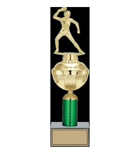 ODAK KUPA - Figürlü Kupalar - Masa Tenisi Kadın Figürlü Kupalar FG-049 C - 36 cm