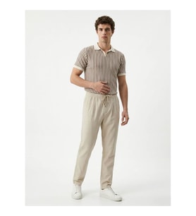 Loft Regular Fit Ekru Erkek Pantolon Lf2039506