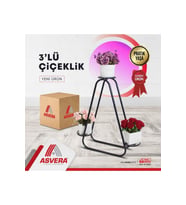 ASVERA ÜÇGEN ÜÇLÜ ÇİÇEKLİK