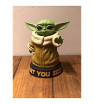 3D Ekspres Baby Yoda Figür Baby Yoda Renkli Figür 15 cm ( 15*13 dev boy)