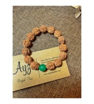 Rudraksha ( Rudrakşa) Tohumu Aventurin Bileklik