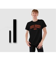 BK Gift New Jersey Tasarımlı Erkek Siyah T-shirt, Arkadaşa Hediye, Doğum Günü Hediyesi, Trend Tişört, Sevgili Hediyesi-1