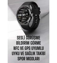 Pilelistore  Akıllı Saat Nabız Sensörlü Bildirim Görebilen Spor Modları GPS Takibi