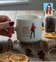Kişiye Özel Karikatürlü Cute But Pisces Balık Burcu T Kupa Doğum Günü Hediyesi
