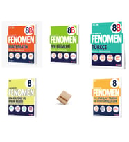 Fenomen LGS 2027 B Serisi Matematik Fen Bilimleri Türkçe İnkılap ve Din Soru Bankası 5li Set + Telefon Standı