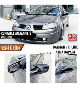 Renault Megane 2 2002-2009 Batman Yarasa Ayna Kapağı
