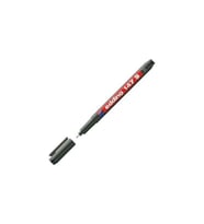 Edding (E-147S) Asetat Kalemi-Silgili Siyah 10 Lu