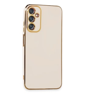 Newface Samsung Galaxy A05S Kılıf Volet Silikon - Beyaz