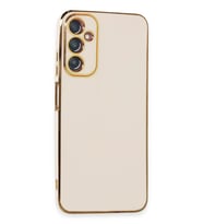 Newface Samsung Galaxy A05S Kılıf Volet Silikon - Beyaz