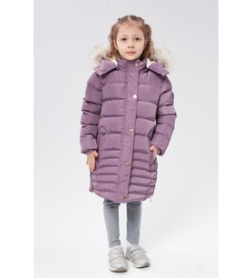 Benittokids Kız Çocuk Natürel Kürklü Kaban 51301