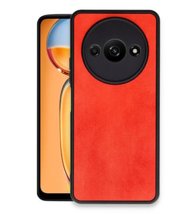 Newface Xiaomi Redmi A3 4G Kılıf Aras Deri Kapak - Kırmızı