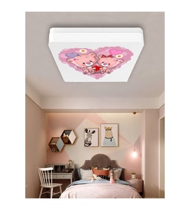 Lüks Çocuk Odası Avize 25watt-30cm X 30cm Lüks Led Aydınlatma, Ayıcıklar, Çocuk Avize Modelleri