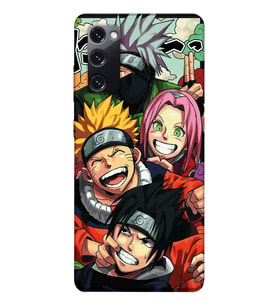 Samsung Galaxy S20 FE Uyumlu Naruto Tasarımlı Şeffaf Telefon Kılıfı