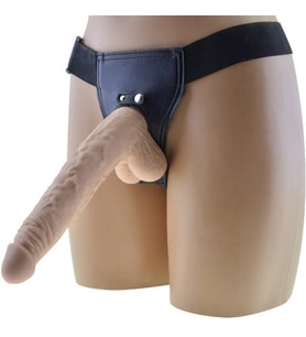 Pretty Love Ten Dokusunda Penis 24 CM Belden Bağlamalı Strapon