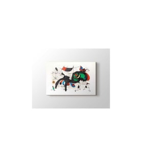 Joan Miro - Le Belier Fleuri Tablo - 106239 - 40x30 Cm