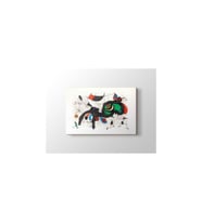 Joan Miro - Le Belier Fleuri Tablo - 106239 - 40x30 Cm