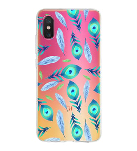 PrintiFy Xiaomi Mi 8 Pro ile Uyumlu 1mm Slim Fit Nazar Boncuğu 3 Baskılı Şeffaf  Kılıf
