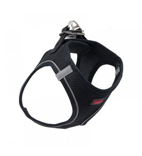 Tailpetz Air Mesh Köpek Göğüs Tasması 3XSmall 24-28 cm Siyah