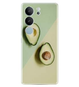 Vivo V29 Kılıf Desenli Silikon Avokadolar 1364